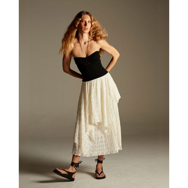 Saia Bromélia Branco Off White