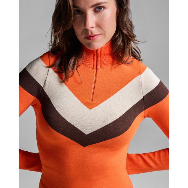Blusa Ziper SKI Laranja