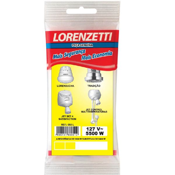 Resistencia Tradição Lorenducha Jet Set 4 control 127v 5500w 