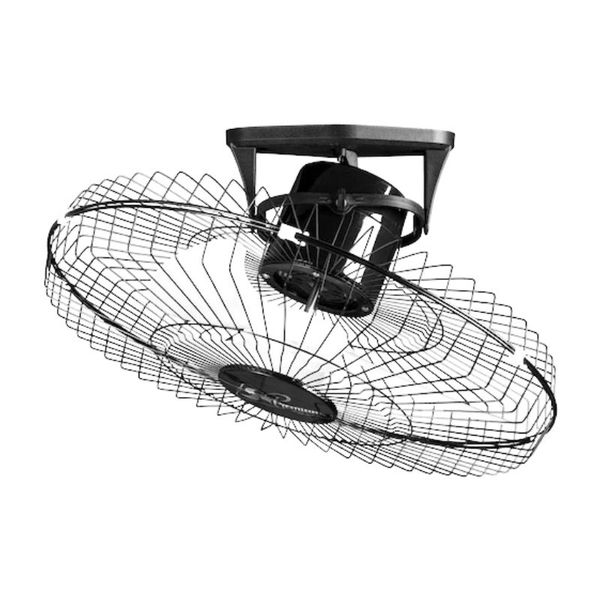 Ventilador de Teto 60CM Grade de Metal Bivolt Preto Venti Delta Premium 360