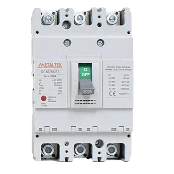 Disjuntor Caixa Moldada Tripolar 175A Metaltex