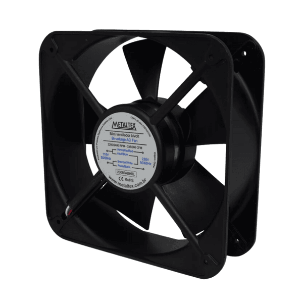 Mini Ventilador 200MM 110V 220V Metaltex