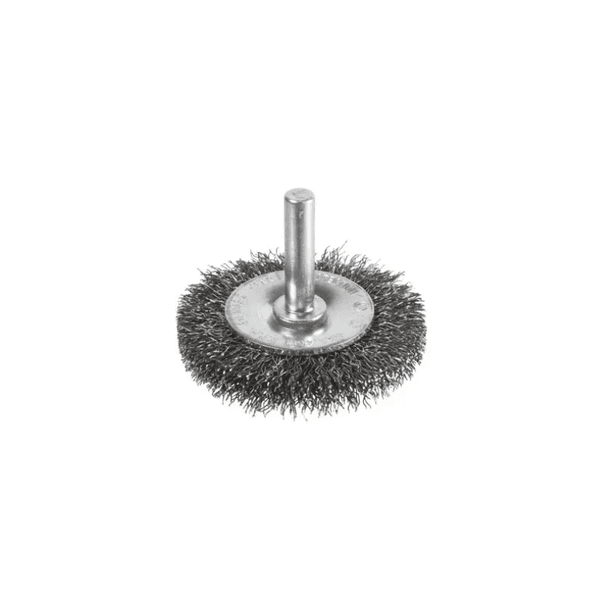 Escova Circular Aço Carbono 75mm Haste 1/4 Inebras