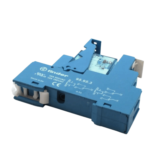 Rele 2 reversivel 24VDC com base 49.52.7.024.0050SPA Finder 