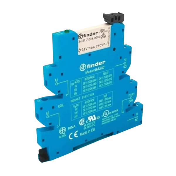 Rele 1 reversivel 24VAC/DC 6A 39.11.0.024.0060 Finder 