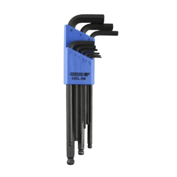 jogo Chave Allen 1.5 A 10MM Abaulada Longa 9PCS Gedore 