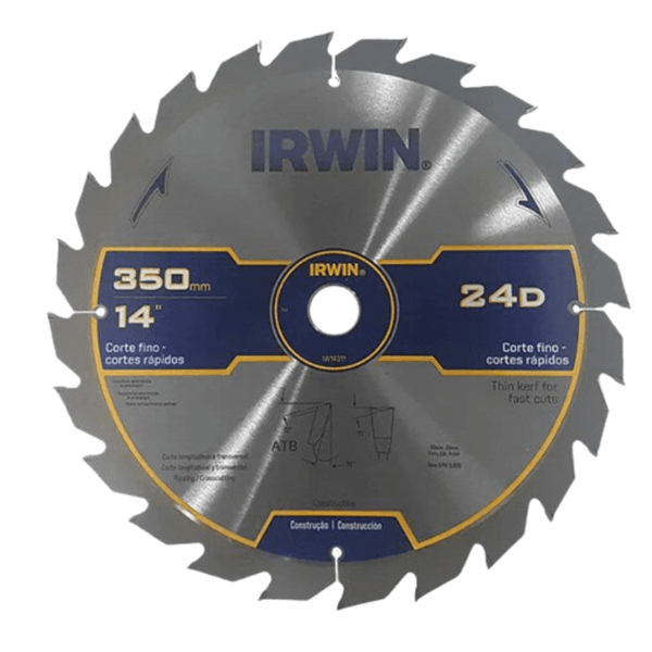 Disco serra circular 350 x 24 dentes IW14311 Irwin