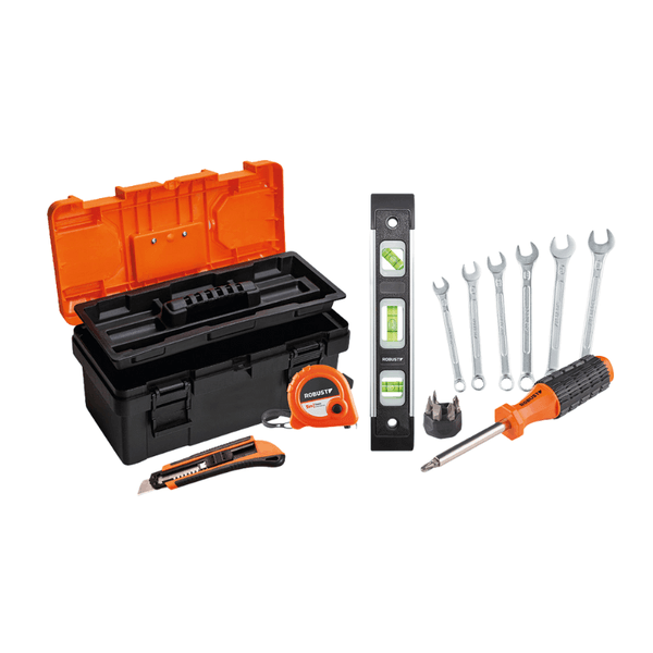 Kit ferramentas com caixa plastica 16 peças Robust