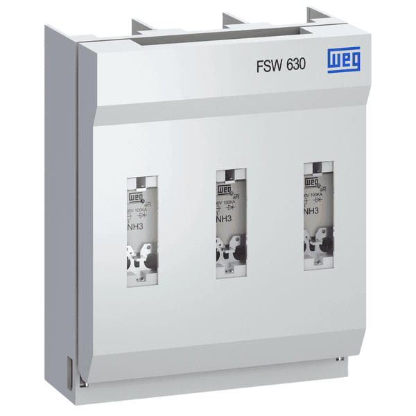 Chave seccionadora saca fusivel FSW 630A 3 polos NH3 Weg