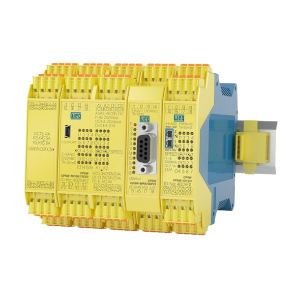 Controlador logico programavel de segurança CPSW-MR8/0MBUS Weg