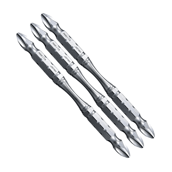 Ponta philips dupla torção N.2 x 110mm haste 1/4 com 3 peças Makita