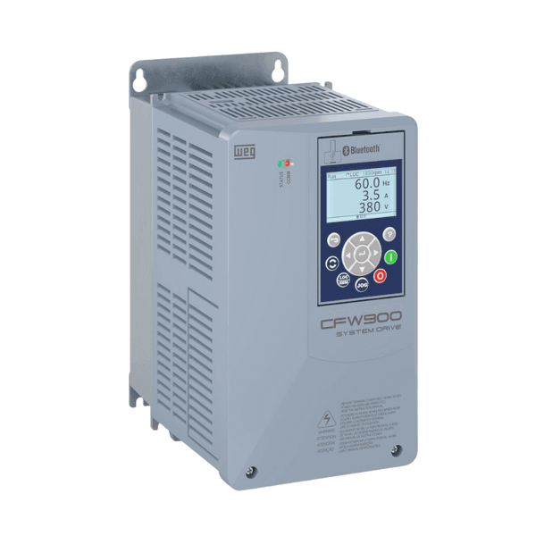 Inversor frequencia 10cv 17a 5,5kw 380 - 480v CFW900A17P0T4DB20Y2B Weg