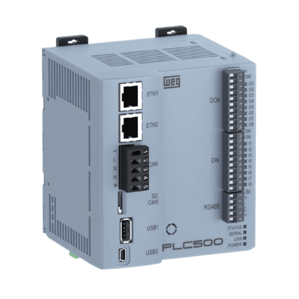 Controlador Lógico Prográmavel PLC500 24 VCC WEG