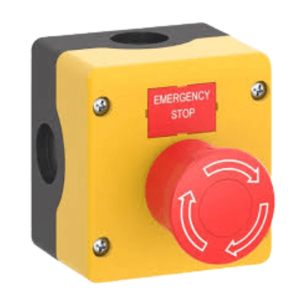 Botão de Emergência com Trava e Caixa Moldada CSW PBW1Y-GSM12P57-PC100 Weg