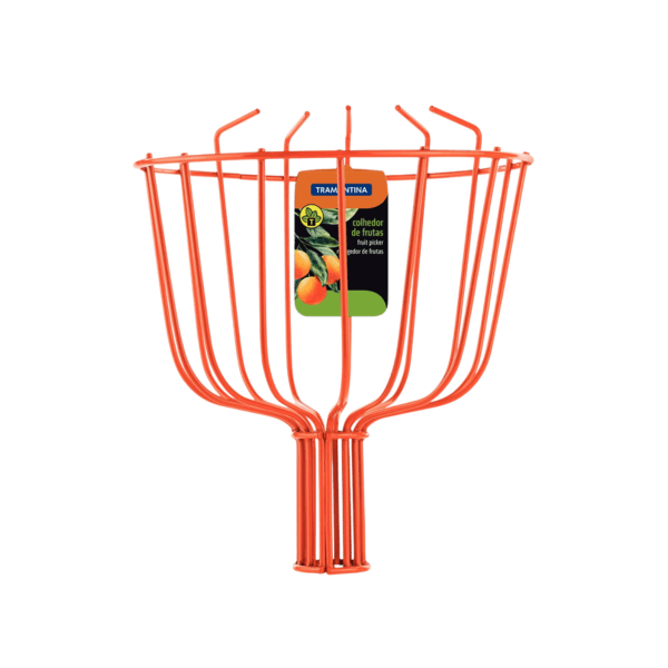 Colhedor de Frutas Metálico Tamanho 20 Sem Cabo