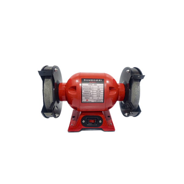 Moto Esmeril de Bancada 1/2 CV 127V / 220V MBM 500 Bambozzi