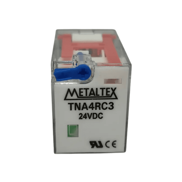 Rele Industrial Plug-In 24VCC 4 Reversíveis TNA4RC3 Metaltex