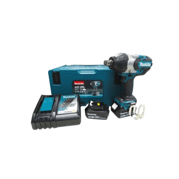 Chave Impacto 3/4 Com 2 Baterias 18V 5.0AH Carregador e Maleta Makita DTW1001RTJ