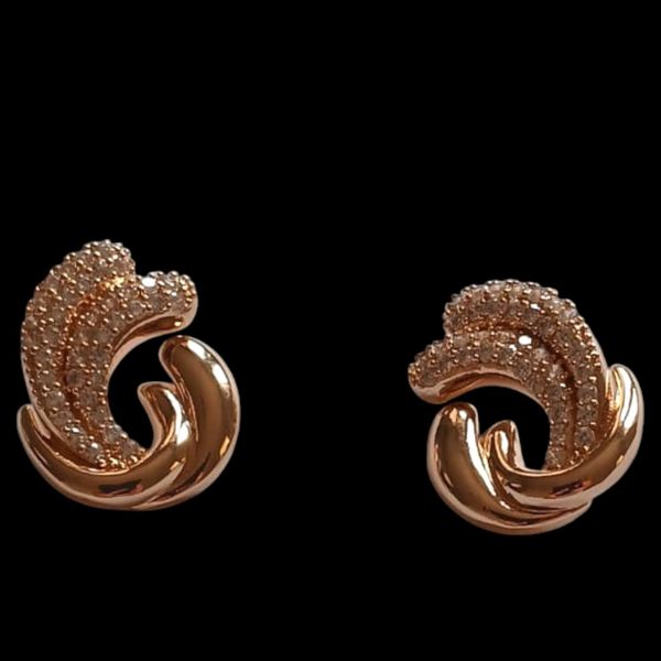 Brinco Zirconia Pequeno Circular
