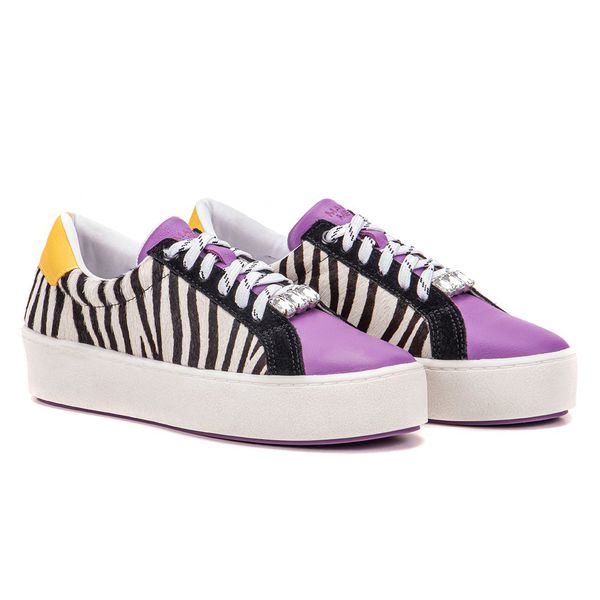 Tênis Roberta Zebra Natural