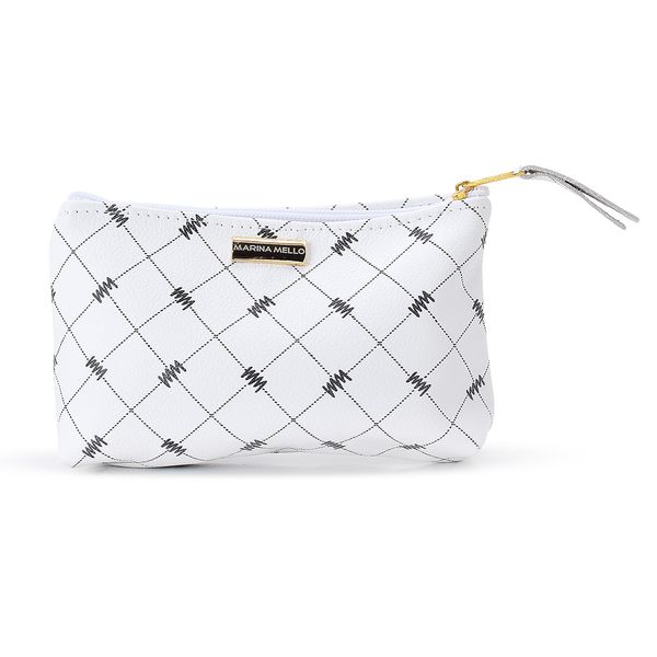 Necessaire Sienna em Couro P&B Pequena