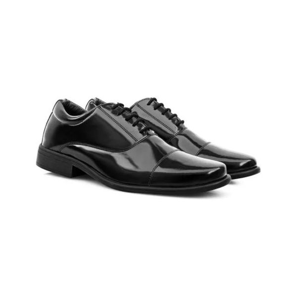 SAPATO M FORCE VERNIZ PRETO