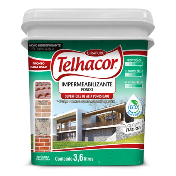 Silicone 3,6L Incolor - Telhacor