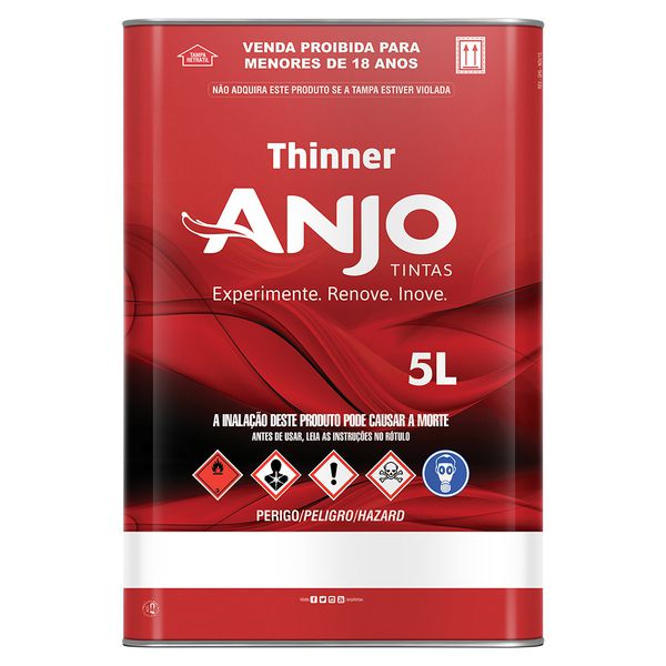 Thinner 2900 5L - Anjo