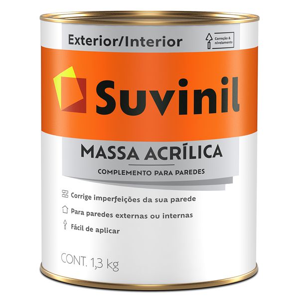 Massa Acrílica Premium 1,3KG - Suvinil 