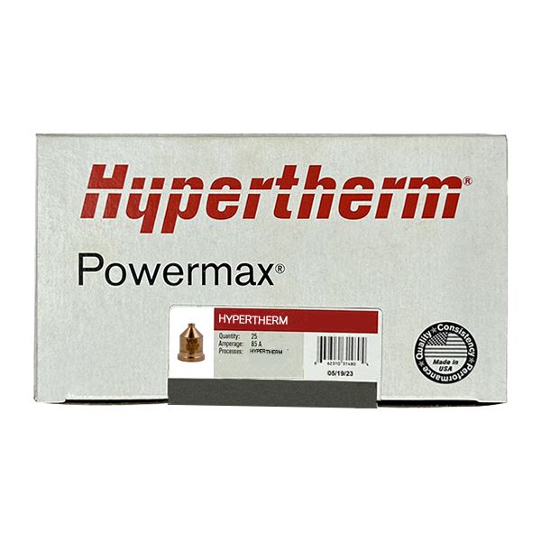 Caixa Com 25 UNID - Bico De Corte a Plasma 120931 60A - Hypertherm