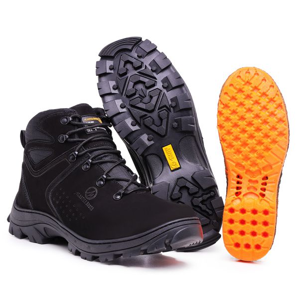 Bota Arizon Com CA Bico de Pvc - preto