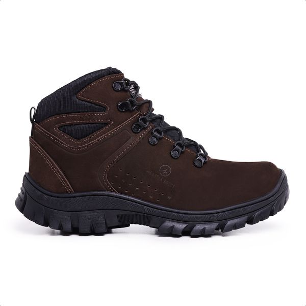 Bota Arizon Com CA Bico de Pvc - Café - MASTER BOOTS