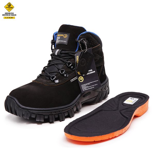 Bota 2066 para Trabalho Bico de Pvc Palmilha Anatômica | MASTER BOOTS