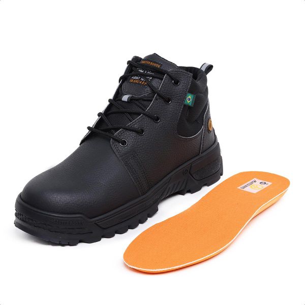 Bota Jumper Com Ca Bico Composite - Preta - MASTER BOOTS