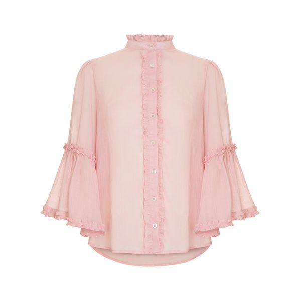 Pré venda- Camisa Marilia rosa claro