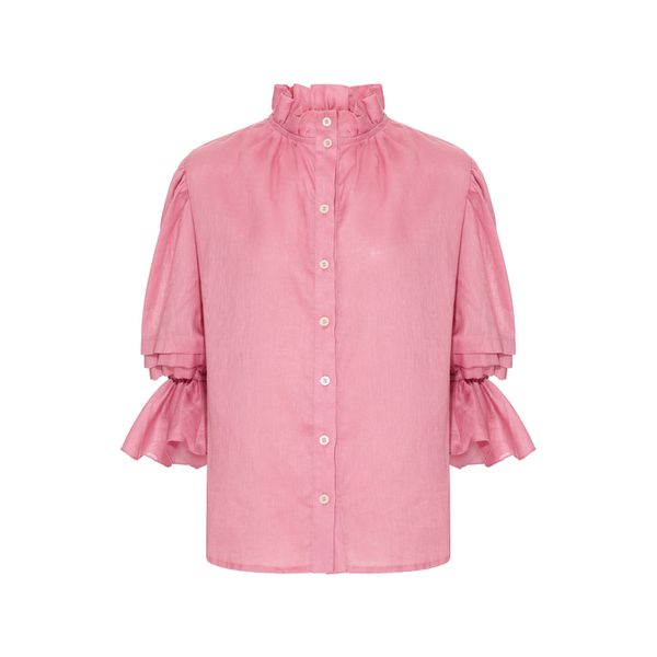 Camisa Eugênia - Rosa