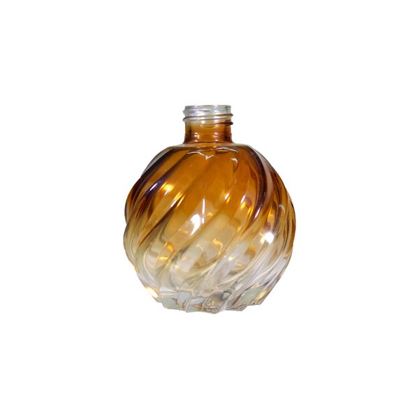 VIDRO BOLA ESPIRAL 250ML R 28/410 DEGRADE AMBAR