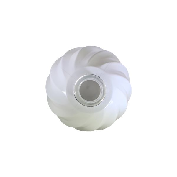 VIDRO BOLA ESPIRAL DEGRADE BRANCO 250ML R 28/410