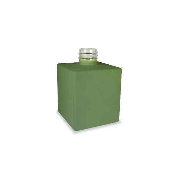 VIDRO CUBE 250ML R 28/410 VERDE MILITAR