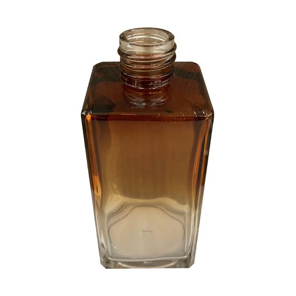 VIDRO SQUARE 250ML R 24/410 DEGRADE AMBAR