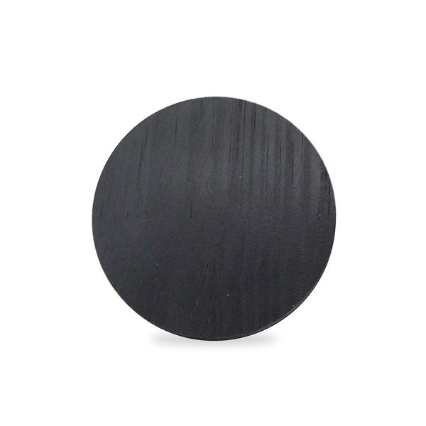 TAMPA MADEIRA PRETA PARA COPO DE VELA 260 e 265ML