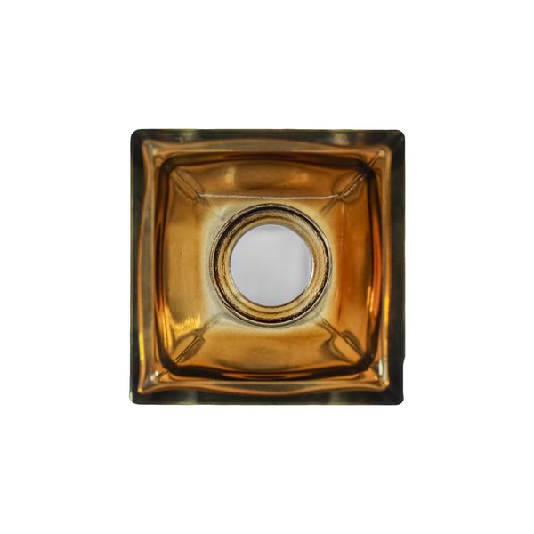 VIDRO PIRAMIDE 250ML R 28 / 410 DEGRADE AMBAR