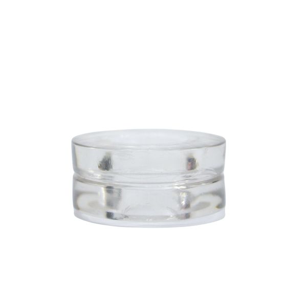 SOBRETAMPA FLORATE/ESTILO C/FURO B.15 GLASS TRANSPARENTE