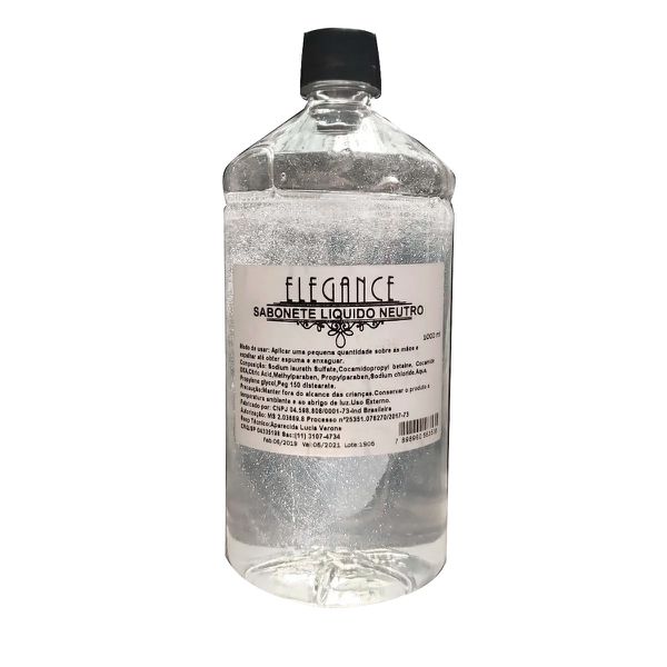 BASE PARA SABONETE LIQUIDO ELEGANCE TRANSPARENTE 1LT