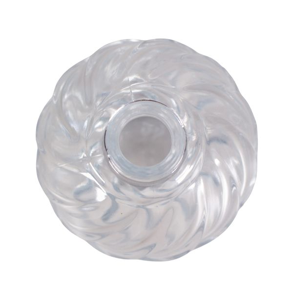 VIDRO BOLA ESPIRAL TRANSPARENTE 250ML R 28/410