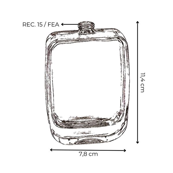 VIDRO CONECT 110ML REC 15 FEA TRANSPARENTE