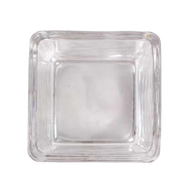 COPO DE VELA QUADRADO 70ML 5X5 TRANSP