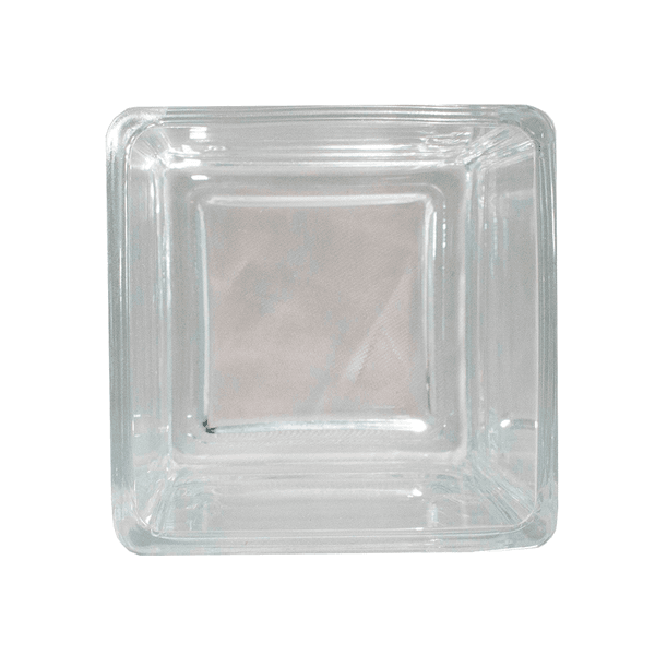 COPO DE VELA CUBE 130ML TRANSP MTZ-2123