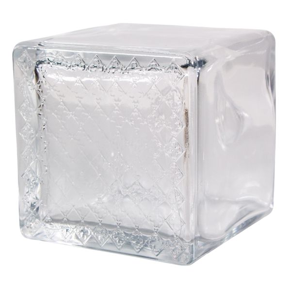 VIDRO CUBO 350ML R.28/410 TRANSP MTZ-388