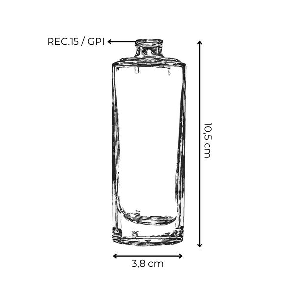 VIDRO VISION 30ML REC.15/GPI TRANSPARENTE
